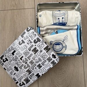 Little Marc Jacobs Cream and Blue Bodysuits